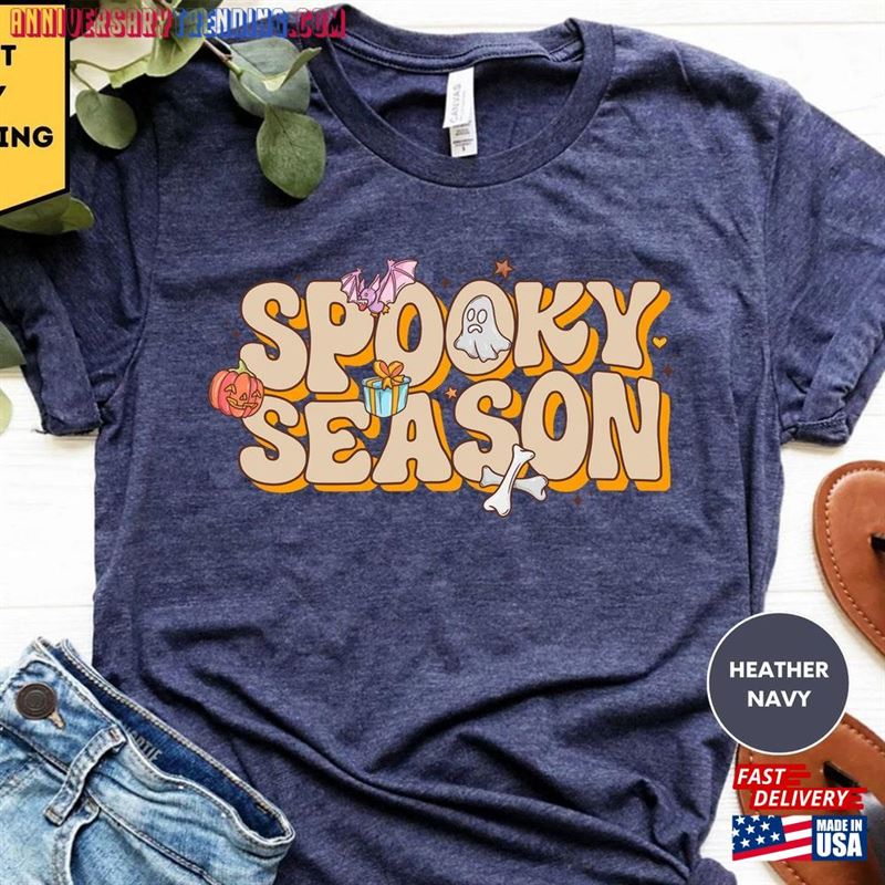 Spooky Season Shirt Vibes Halloween Hoodie Classic