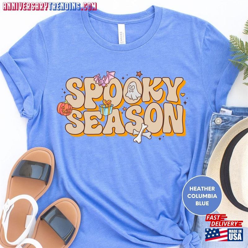 Spooky Season Shirt Vibes Halloween Hoodie Classic