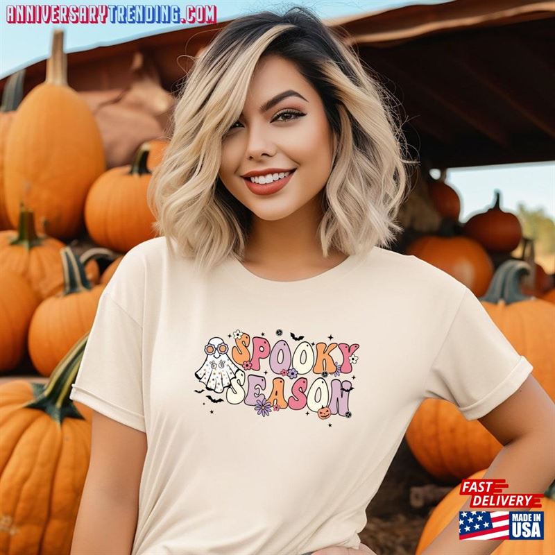 Spooky Season Sweatshirt Cute Shirt Halloween Gift Classic