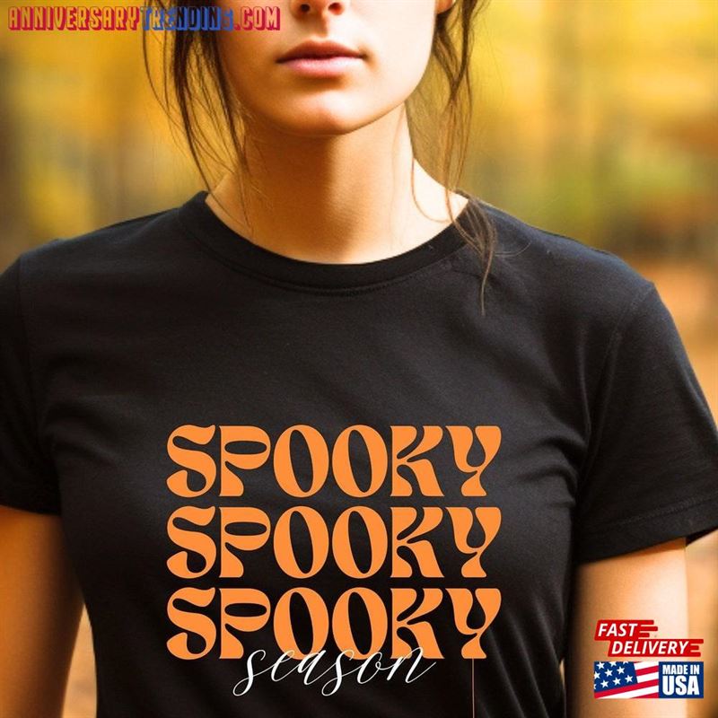 Spooky Season Tshirt Ghost Halloween T-Shirts Kids T-Shirt Classic