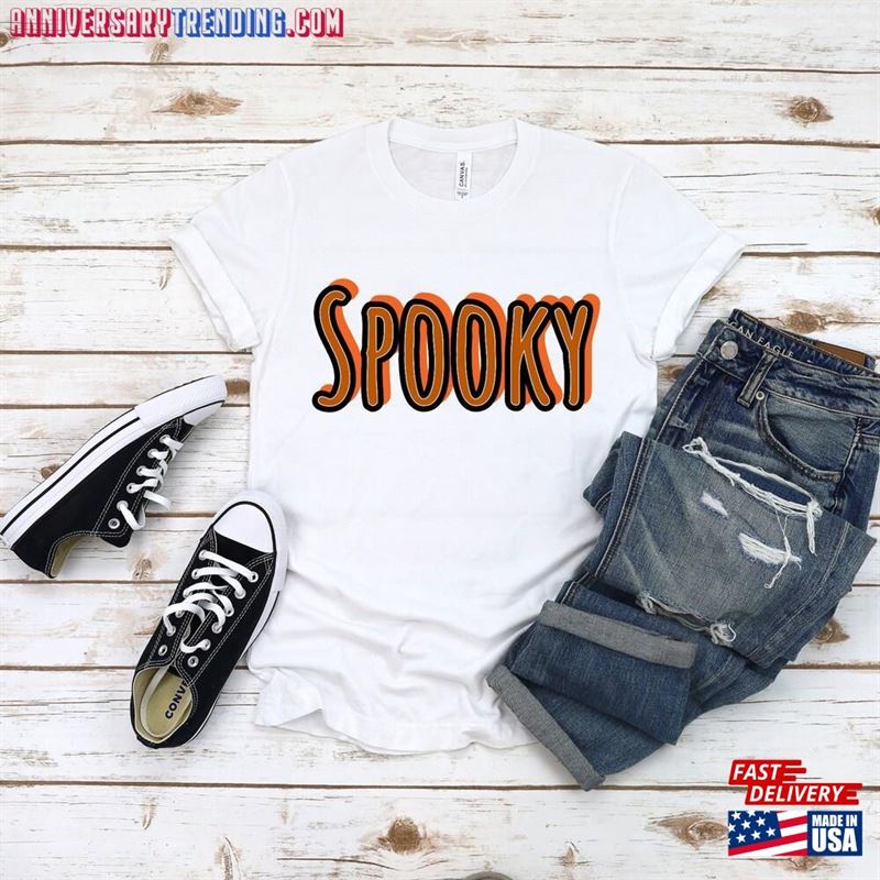 Spooky Shirt Halloween T-Shirt October September Hoodie