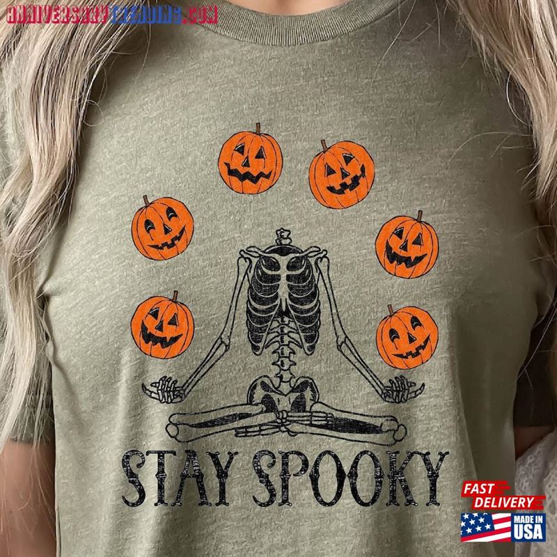 Stay Spooky Shirt Skeleton Hoodie Classic