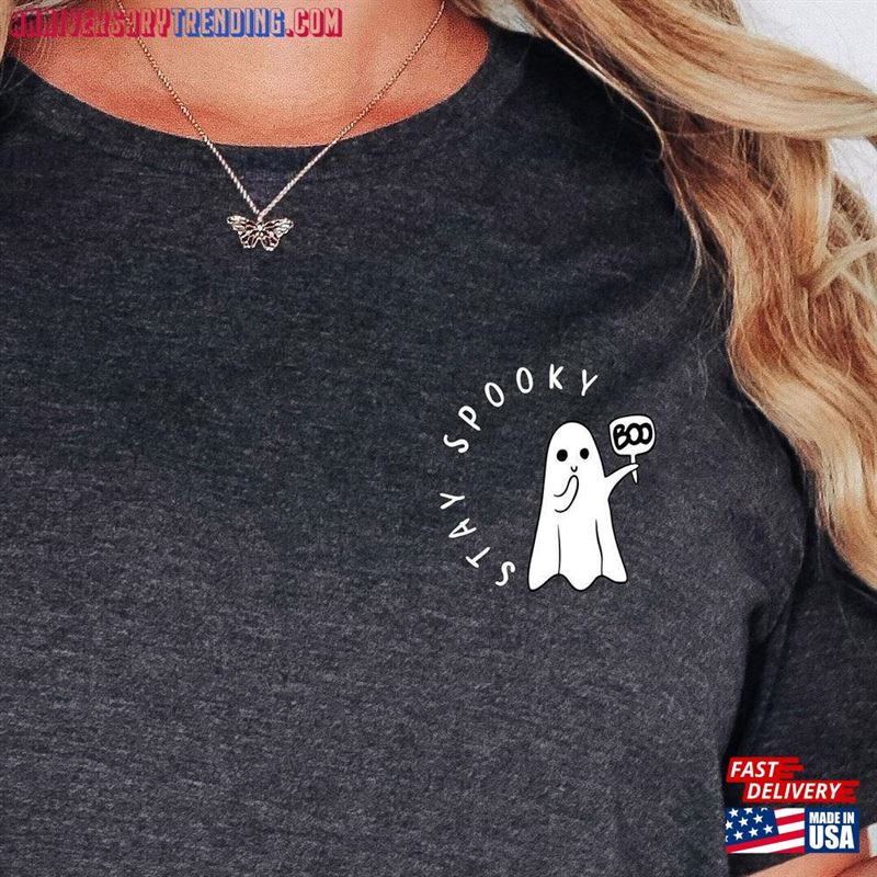 Stay Spooky T Shirt Minimal Halloween Sweatshirt T-Shirt