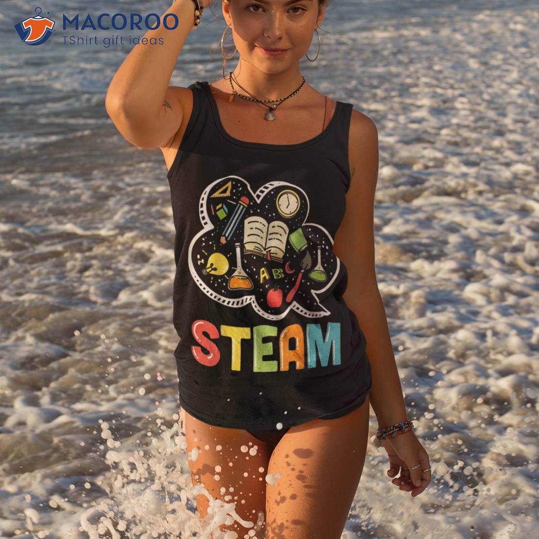 Steam Teacher And Student Back To School Stem Tee Shirt