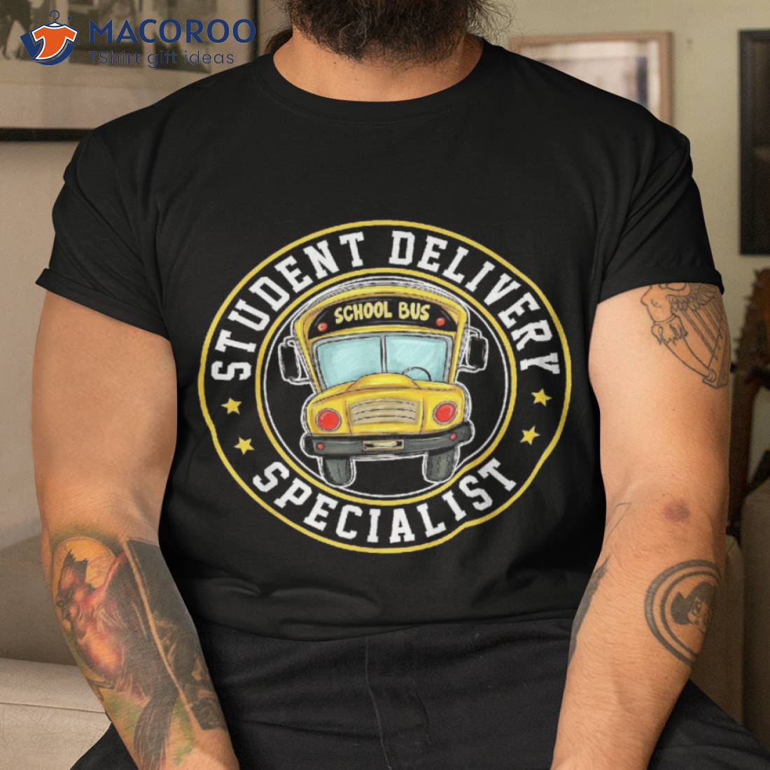 Student Delivery Specialist Funny School Bus Driver Graphic Shirt