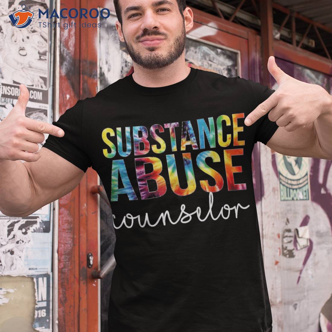 Substance Abuse Counselor Tie Dye Back To School Shirt