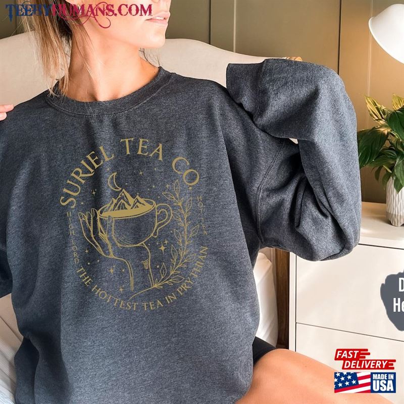 Suriel Tea Co Sweatshirt Acotar Sweater Bookish Sweat Classic