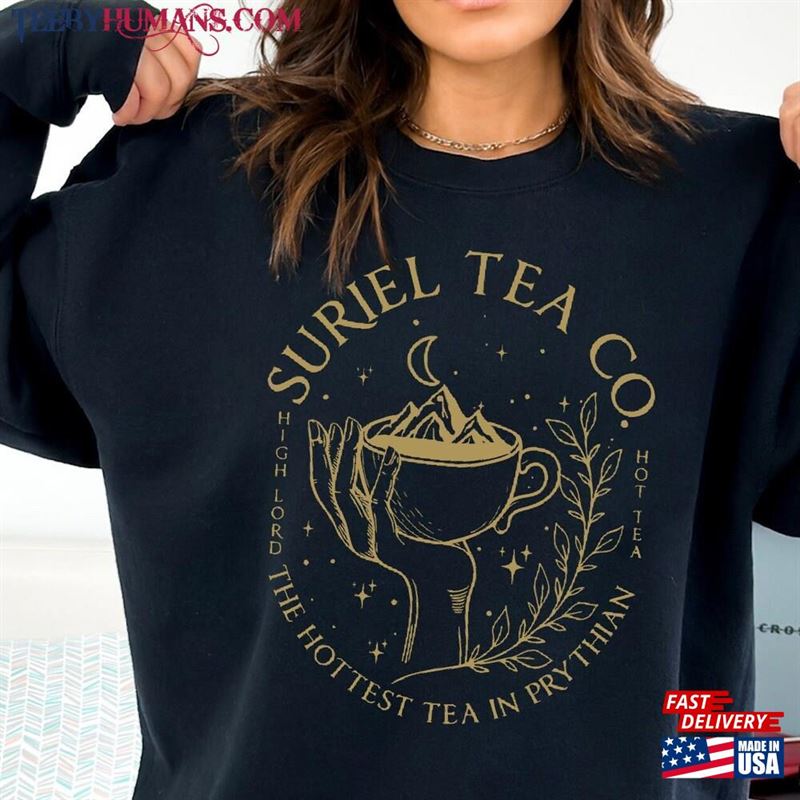 Suriel Tea Co Sweatshirt Acotar Sweater Bookish Sweat Classic