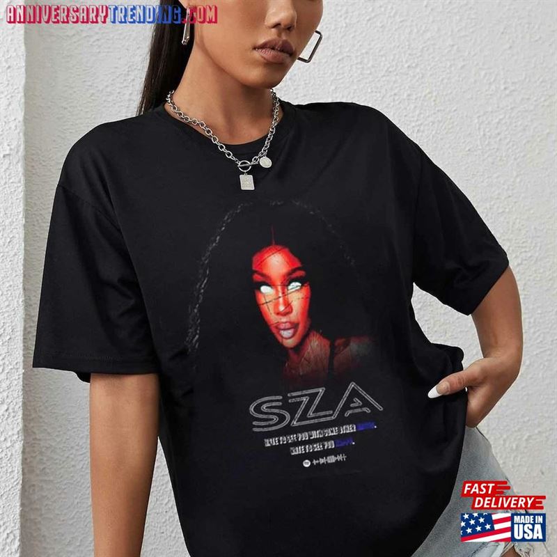 Sza Sos Unisex Shirt Kill Bill Vintage 90S Hip Hop Sweatshirt Hoodie