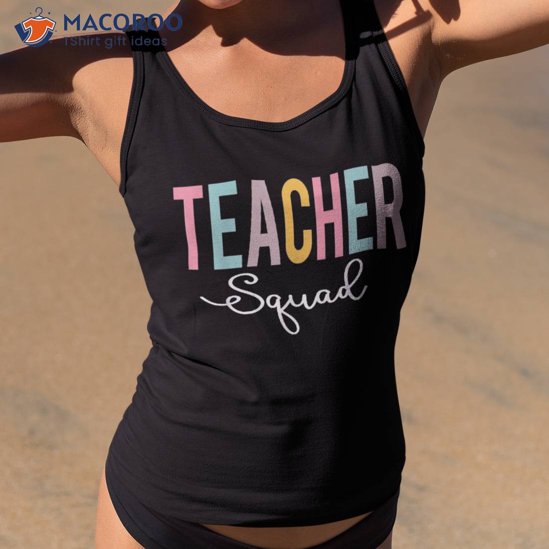 Teacher Squad Colorful Appreciation Day Back To School Shirt