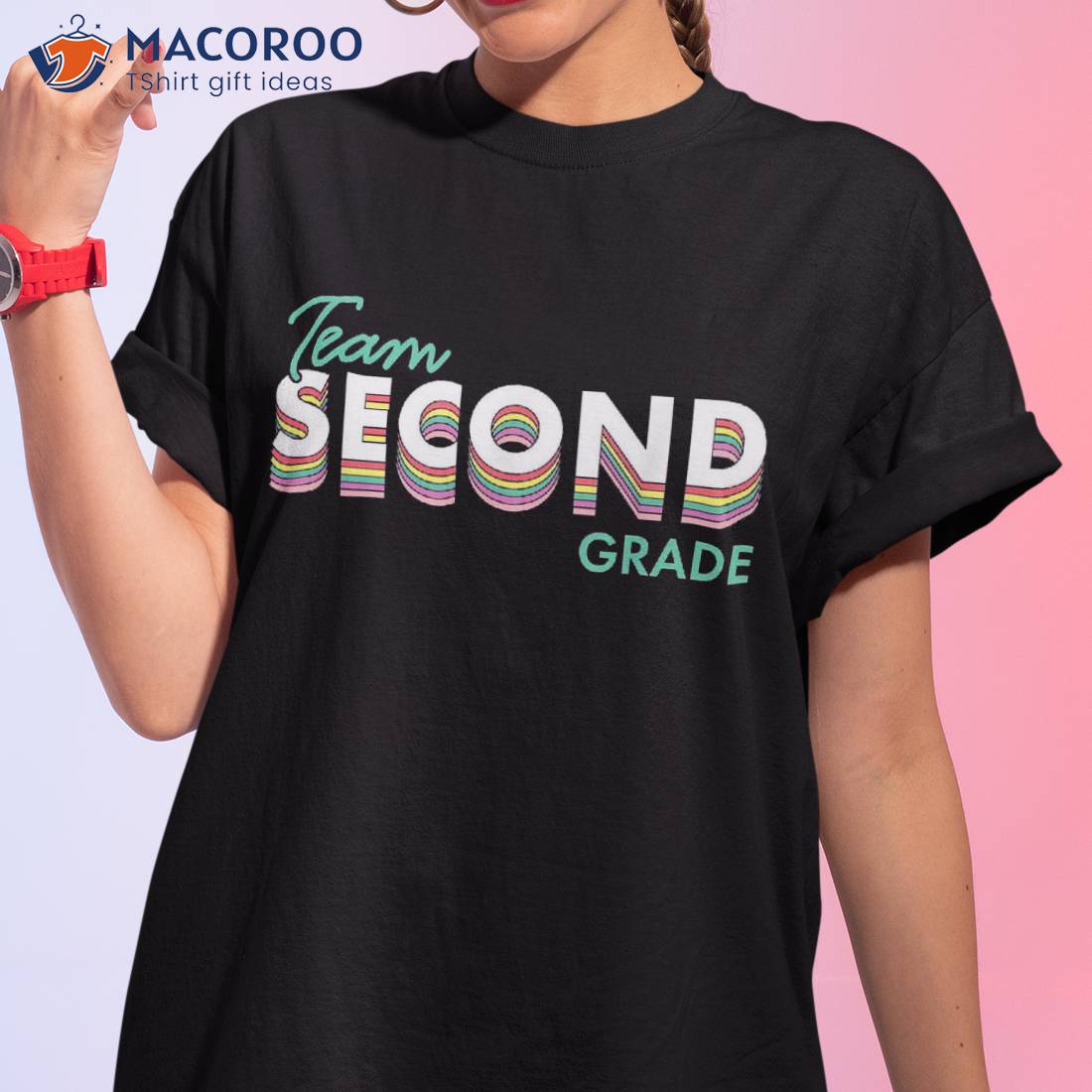 Team 2nd Second Grade Teacher Back To School Top Shirt