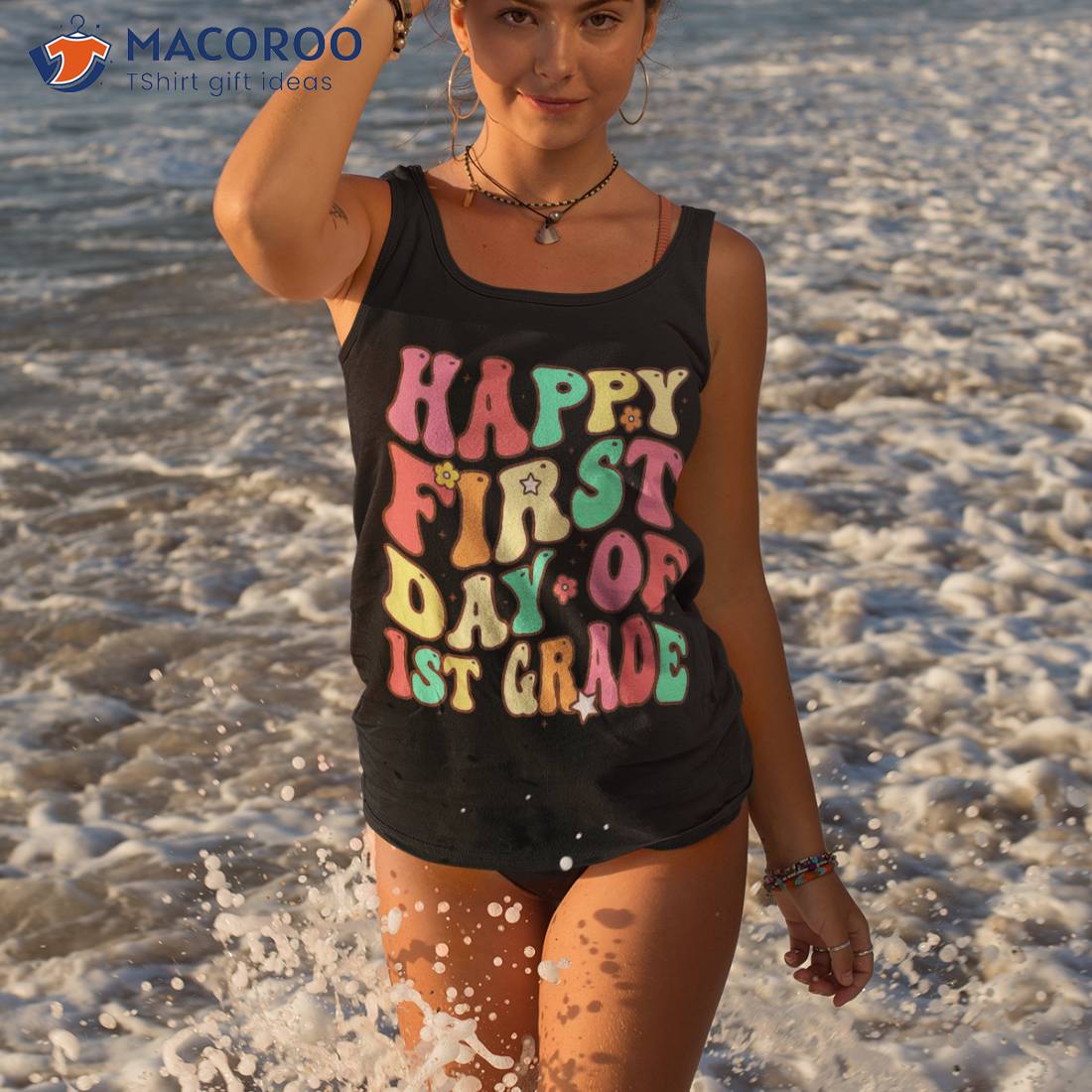 Team First Grade Teacher Student Groovy Back To School Gift Shirt Team First Grade Teacher Student Groovy Back To School Gift Shirt