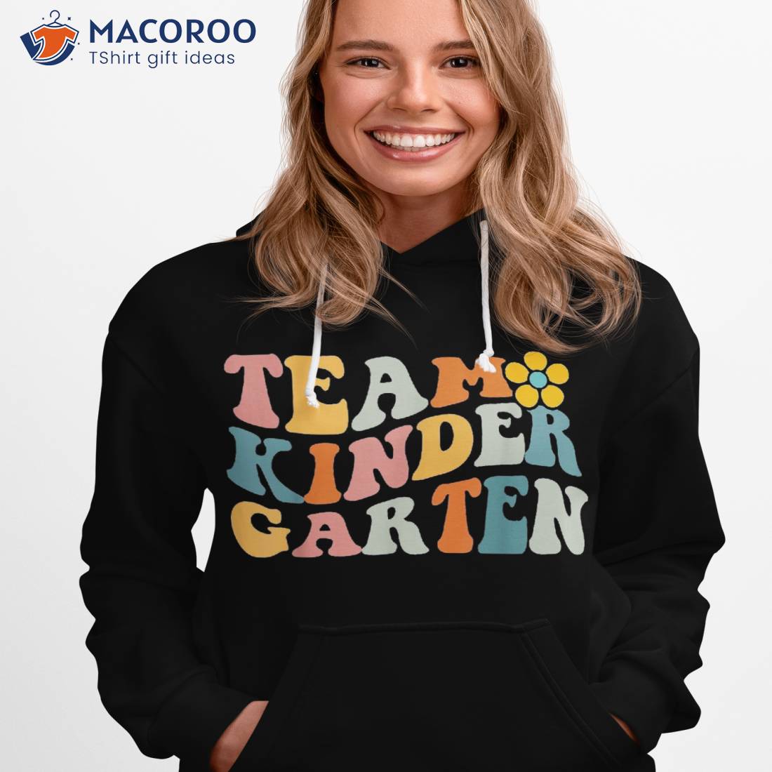 Team Kindergarten Groovy Wavy Back To School Teacher Student Shirt Team Kindergarten Groovy Wavy Back To School Teacher Student Shirt
