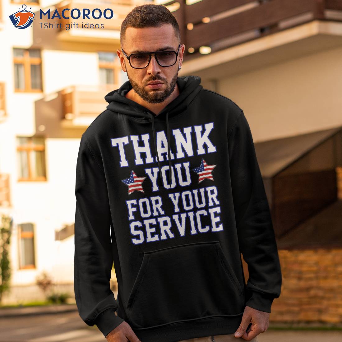 Thank You For Your Service Patriotic American Veterans Day Shirt