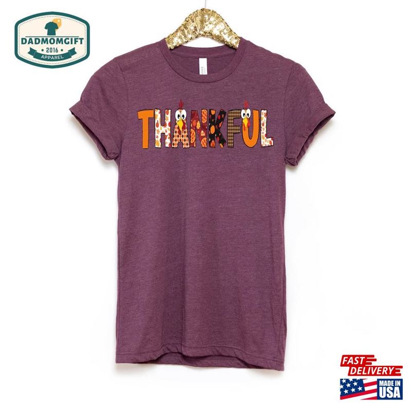 Thankful Grateful Blessed Maroon Shirt Hoodie Sweatshirt