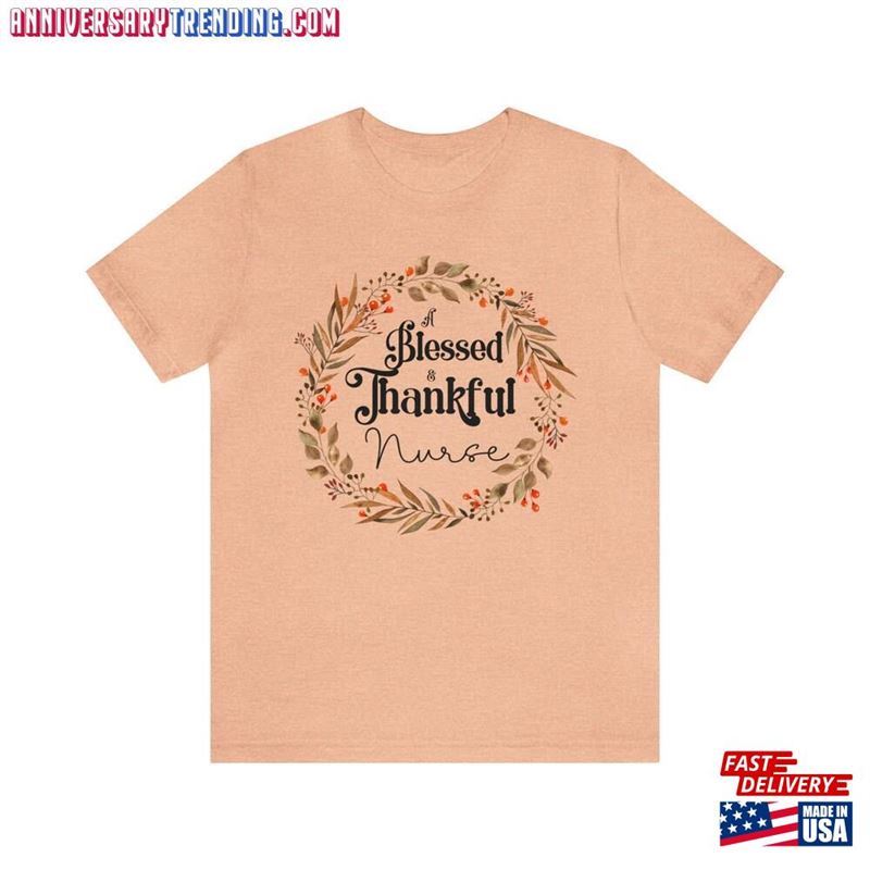 Thankful Nurse Shirt Thanksgiving Cute Fall Sweatshirt Classic