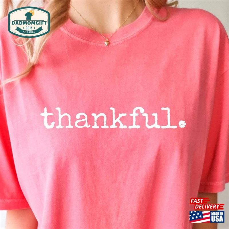 Thankful Shirt Thanksgiving Pumpkin Sweatshirt Hoodie