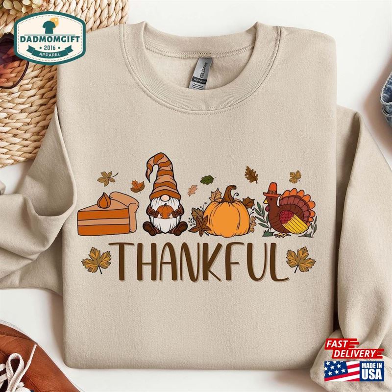 Thankful Shirt Thanksgiving Vibes T-Shirt For Day Hoodie Classic