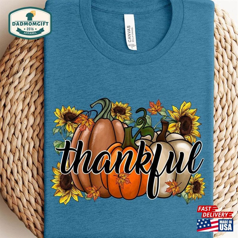 Thankful Sweatshirt Shirt Pumpkin Hoodie