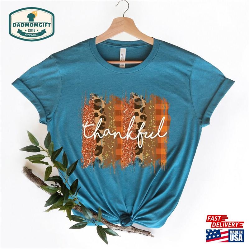 Thankful Sweatshirt Shirt Pumpkin Unisex T-Shirt Thankful Sweatshirt Shirt Pumpkin Unisex T-Shirt
