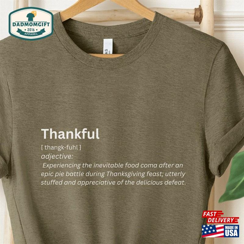 Thankful Thanksgiving T-Shirt Definition Gifts Hoodie