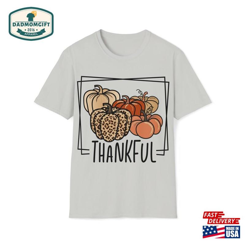 Thankful Thanksgiving Unisex Softstyle T-Shirt Classic