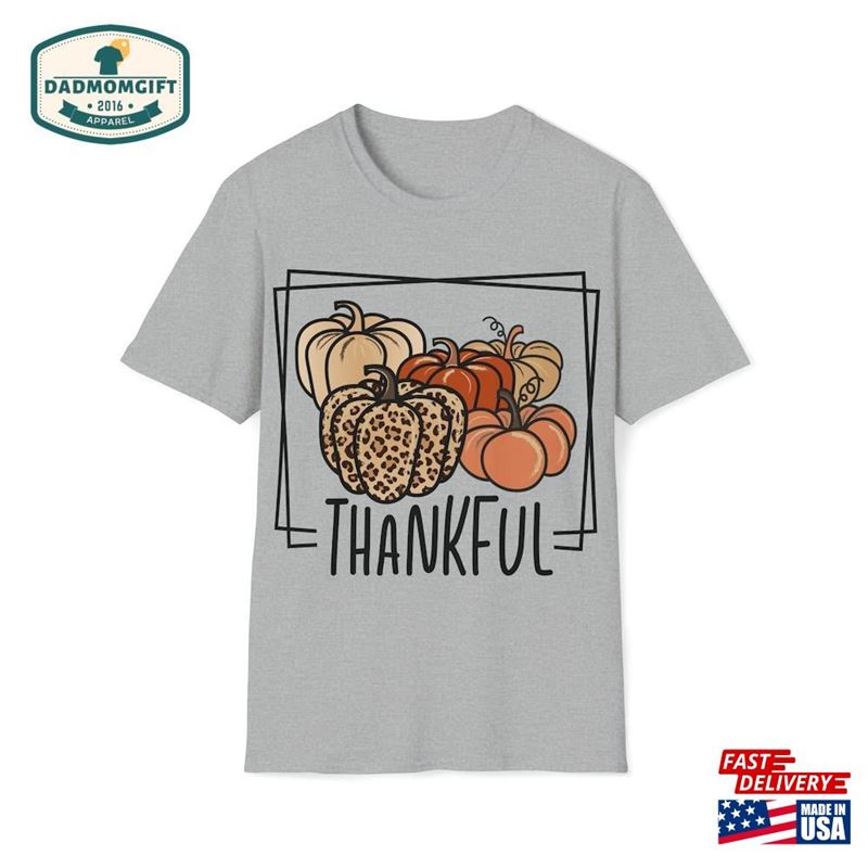 Thankful Thanksgiving Unisex Softstyle T-Shirt Classic