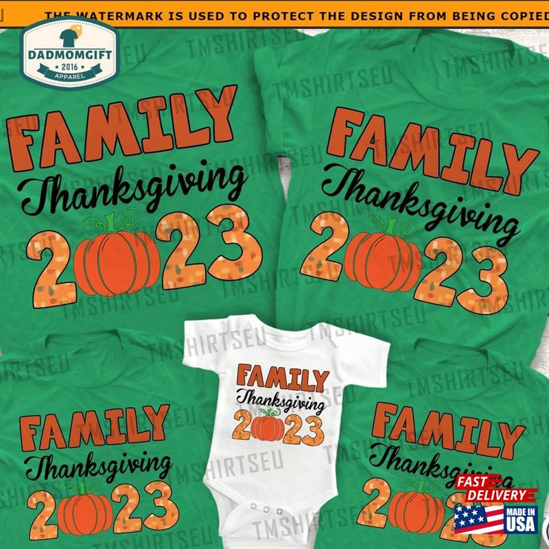 Thanksgiving 2023 Family Shirts Reunion Classic Sweatshirt