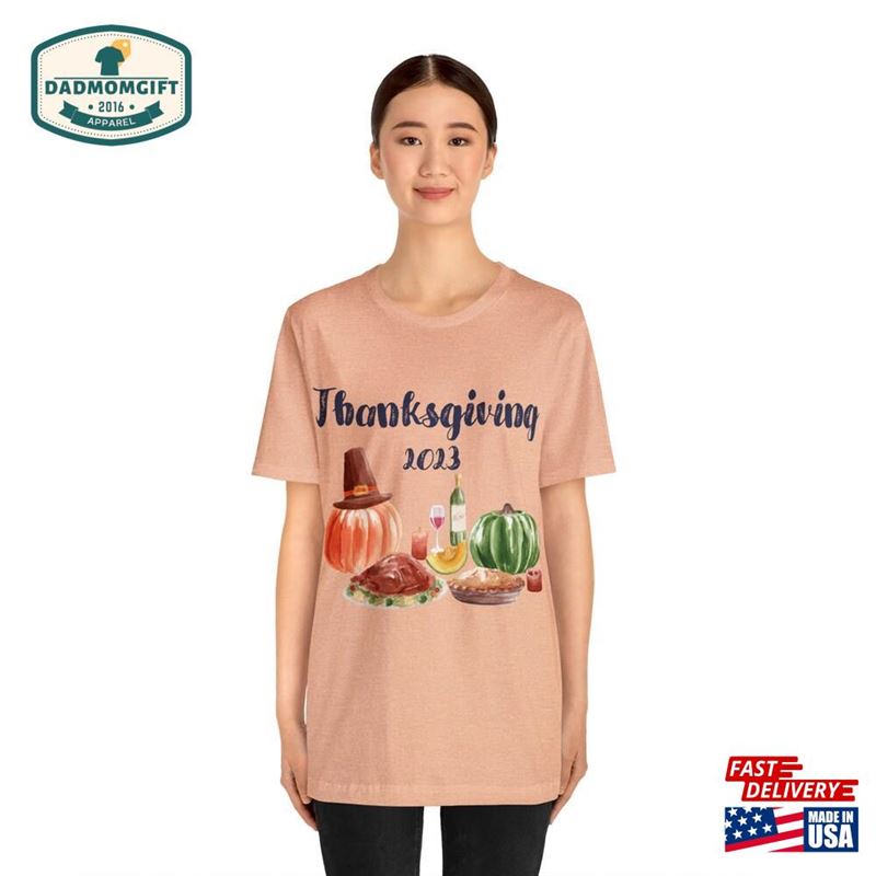 Thanksgiving 2023 Graphic T-Shirt Family Dinner Unisex Shirt With Festive Design Hoodie Classic