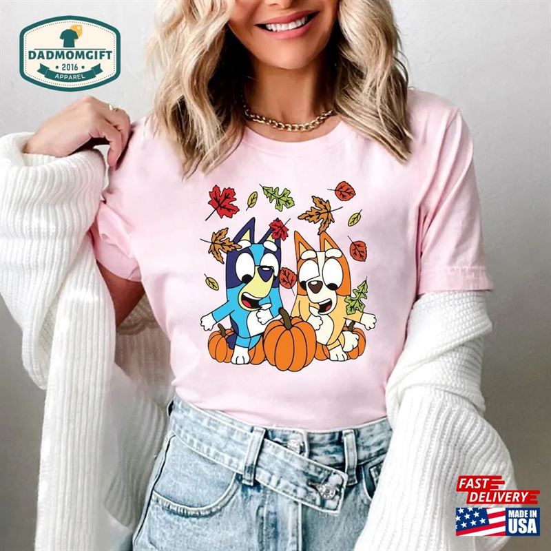 Thanksgiving Bluey Shirt Turkey Hoodie T-Shirt