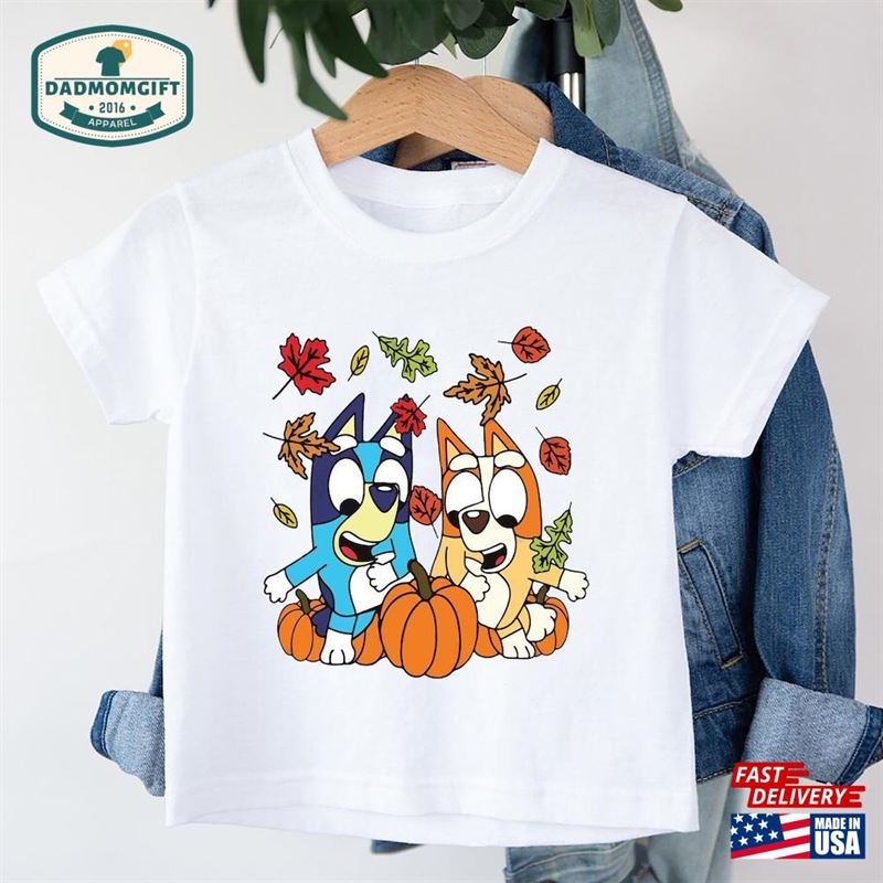 Thanksgiving Bluey Shirt Turkey Hoodie T-Shirt