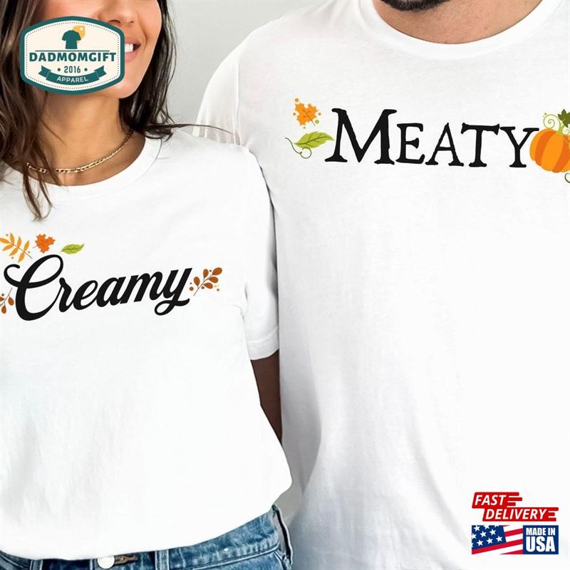 Thanksgiving Couple Shirts Group Shirt Pumpkin Tee T-Shirt Hoodie