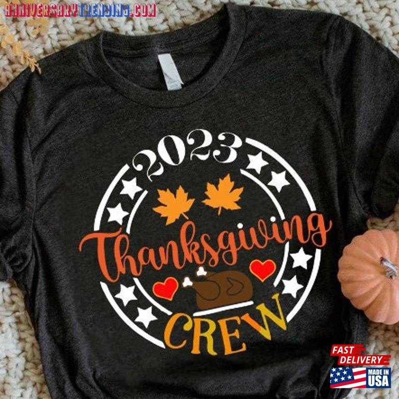 Thanksgiving Crew Shirt Matching Outfit Gift Hoodie Unisex