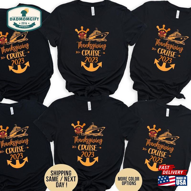 Thanksgiving Cruise 2023 Shirt Family Fall Gift Sweatshirt Hoodie