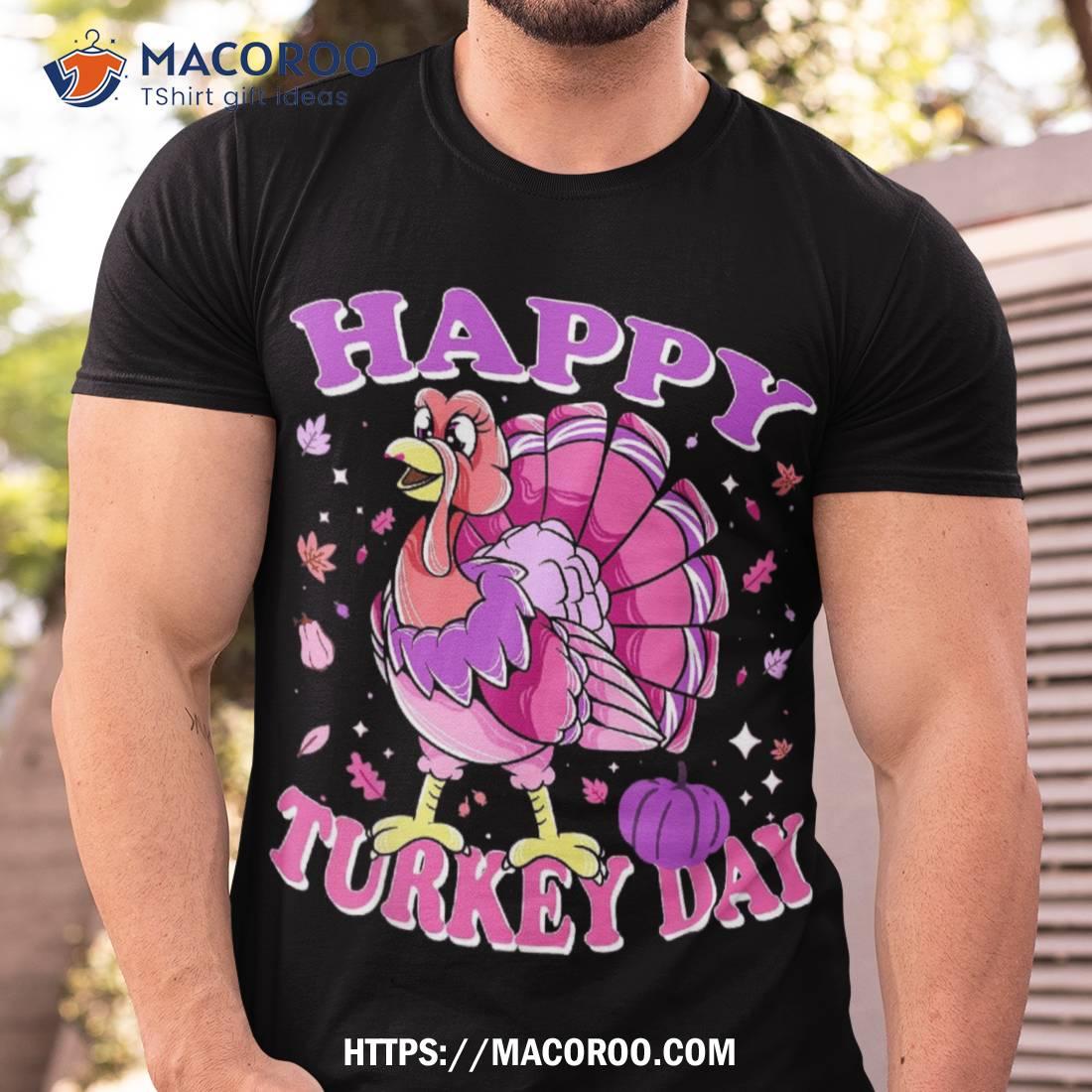 Thanksgiving Female Turkey Happy Day Shirt