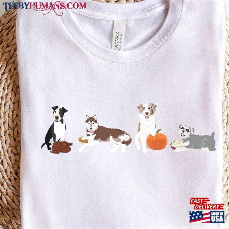 Thanksgiving Shirt Dogs Dog Mom Sweatshirt Unisex