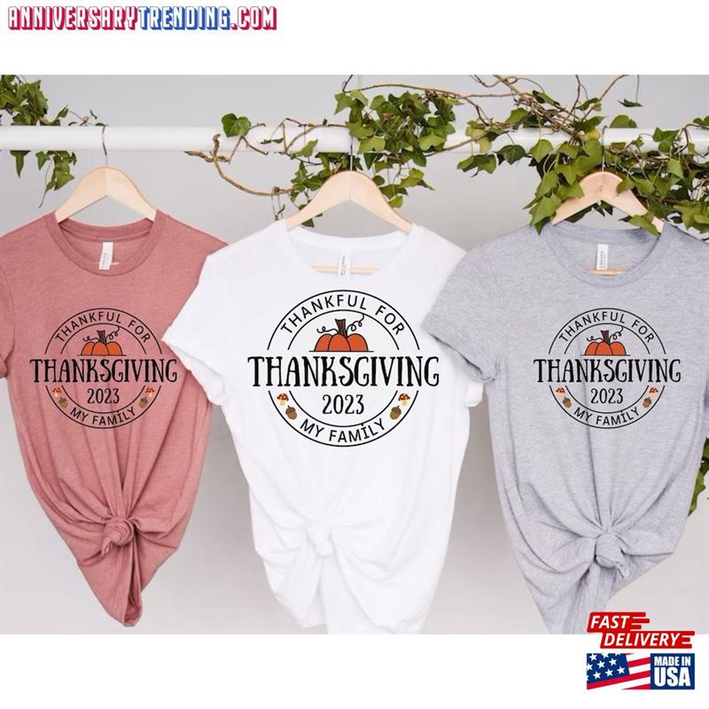 Thanksgiving Shirt Family Matching Shirts Classic Sweatshirt