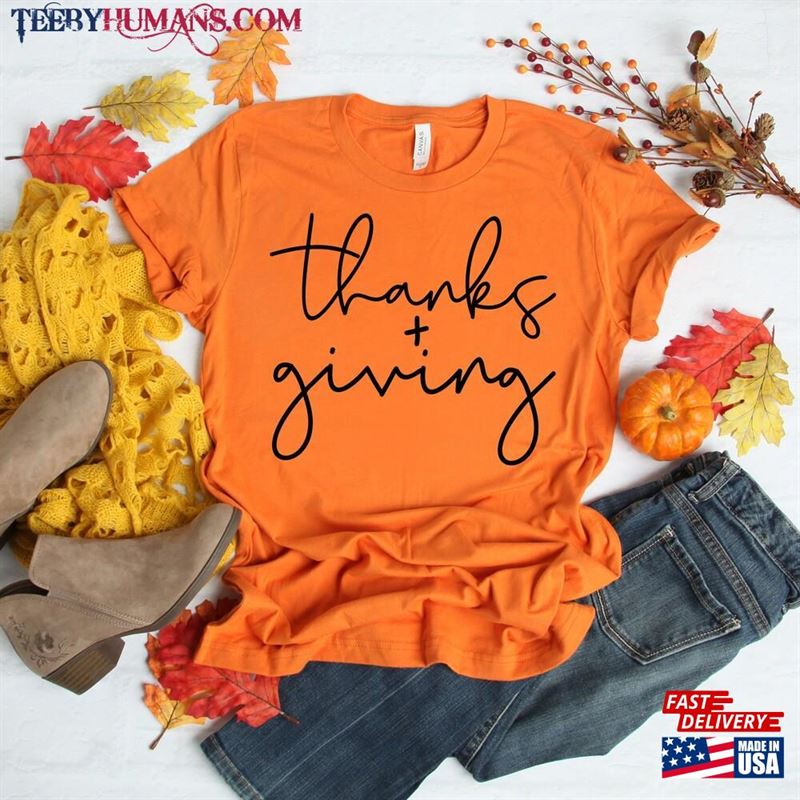 Thanksgiving Shirt Tee Thankful Fall Sweatshirt Hoodie