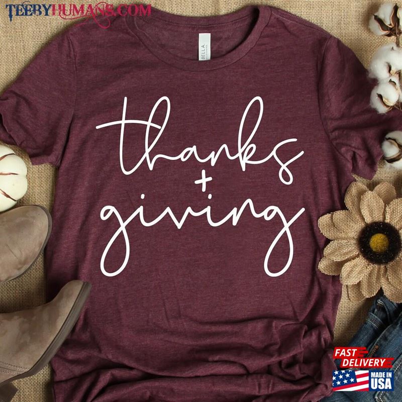 Thanksgiving Shirt Tee Thankful Fall Sweatshirt Hoodie