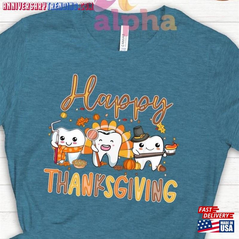 Thanksgiving T-Shirt Merry Christmas Tee Thankful Shirt Sweatshirt Unisex