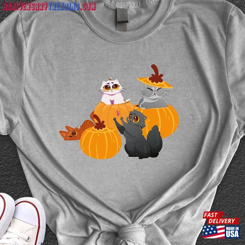 Thanksgiving T-Shirt Pumpkin Spice Sweatshirt Cat Hoodie