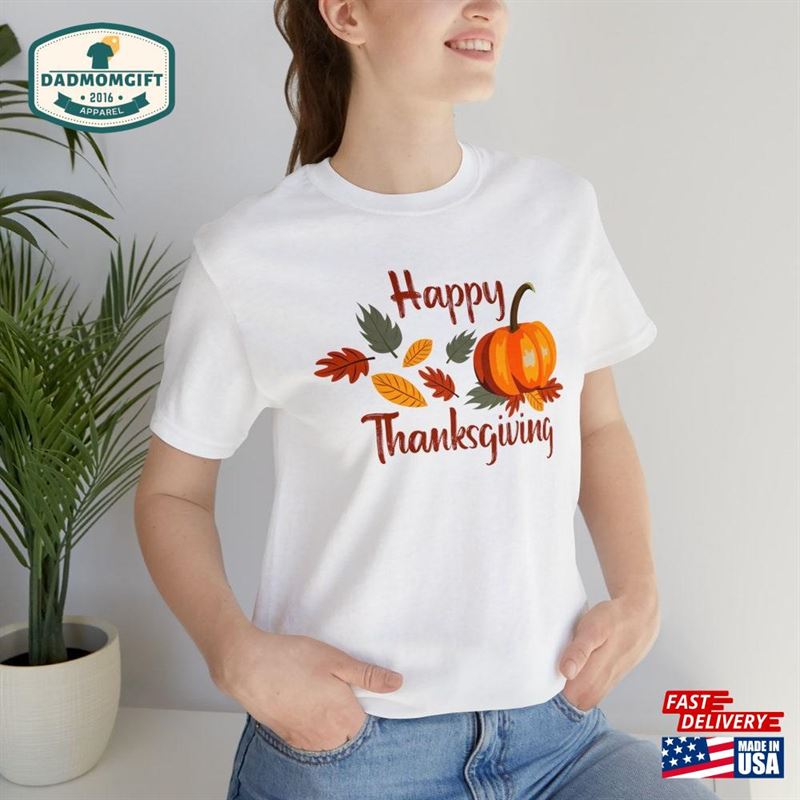 Thanksgiving T-Shirt Unisex Short Sleeve Sweatshirt