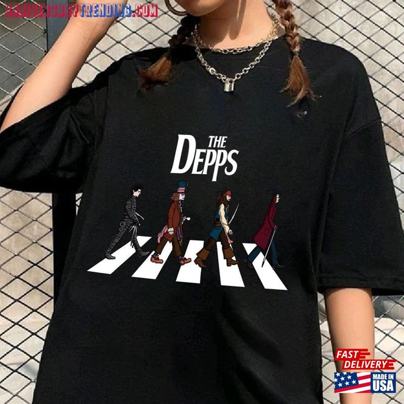 The Depps Shirt Johnny Depp Character Fanart Movie Sweatshirt Classic