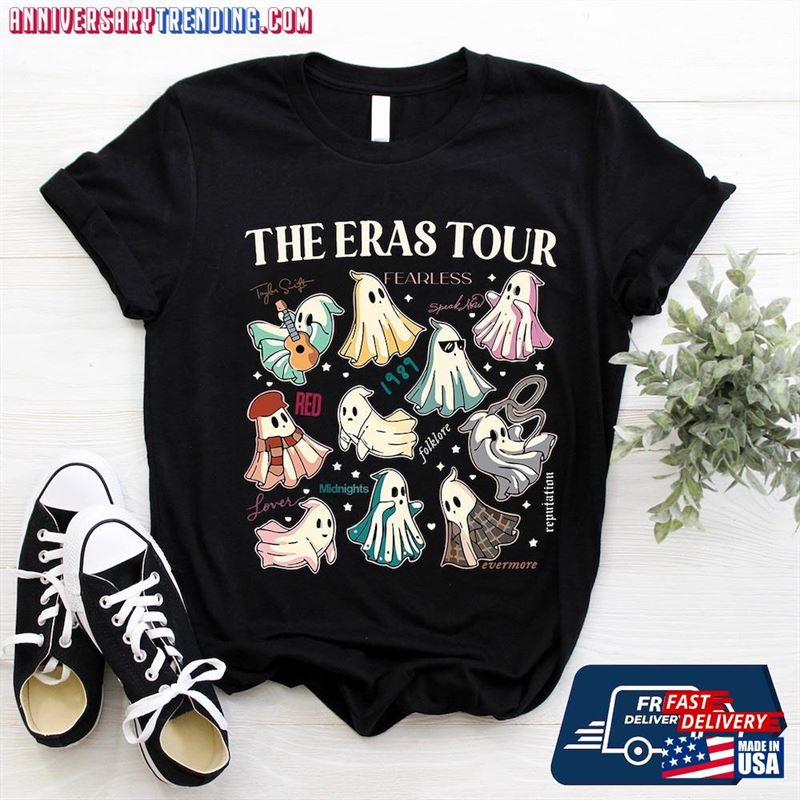 The Eras Tour Ghost Shirt Comfort Unisex T-Shirt