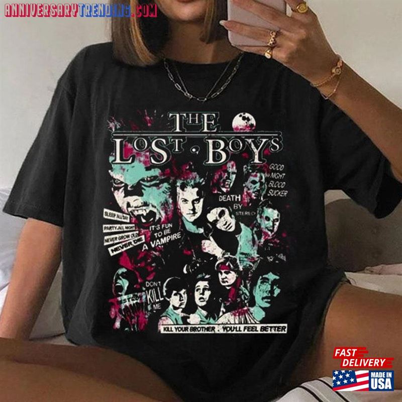 The Lost Boys Halloween 2023 T-Shirt Vampire Movie Shirt Hoodie