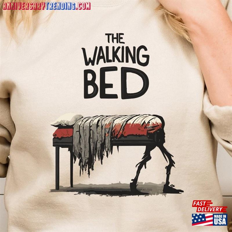 The Walking Bed Sweater Halloween Sweatshirt Unisex Classic