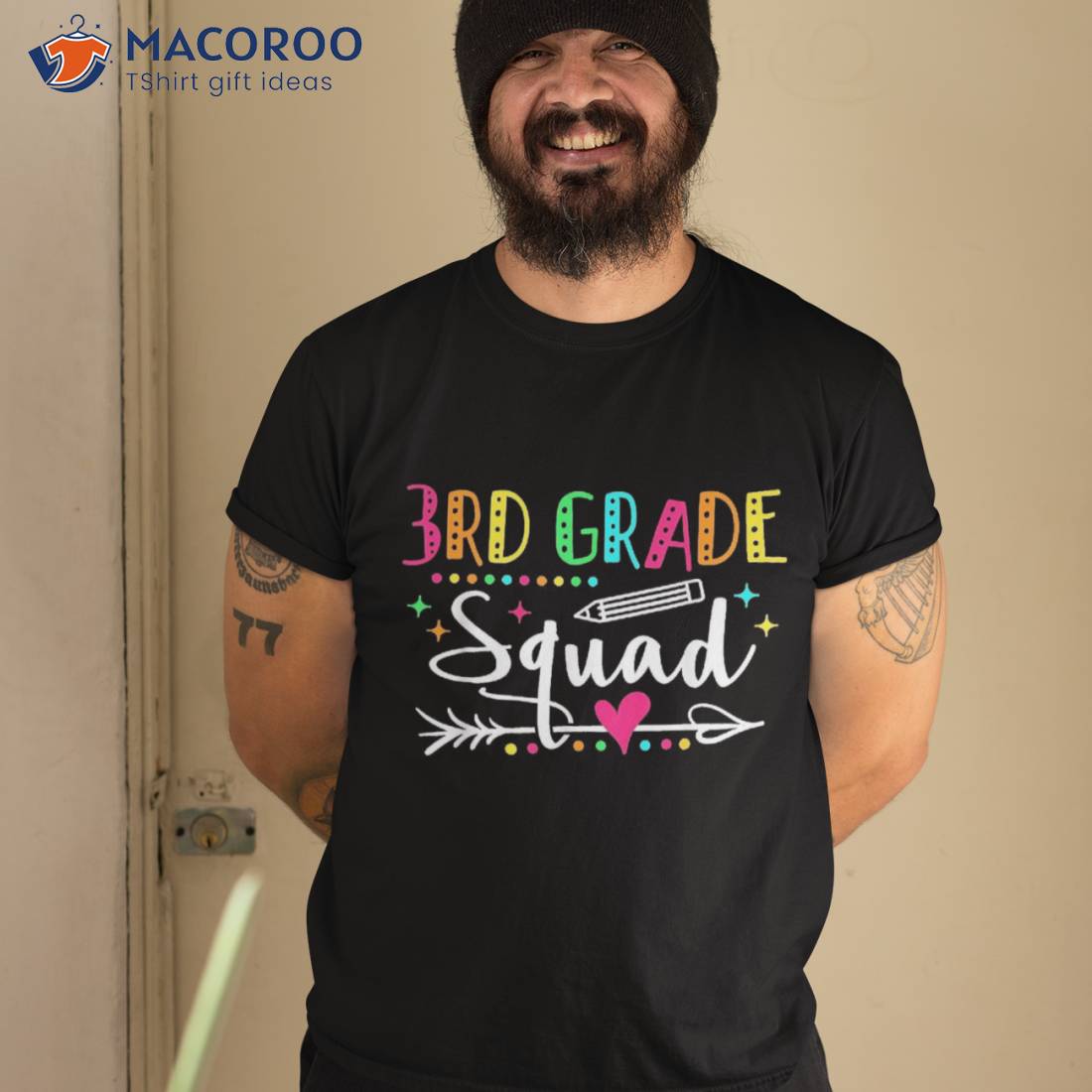 Third Grade Squad Back To School 3rd Teacher Student Shirt