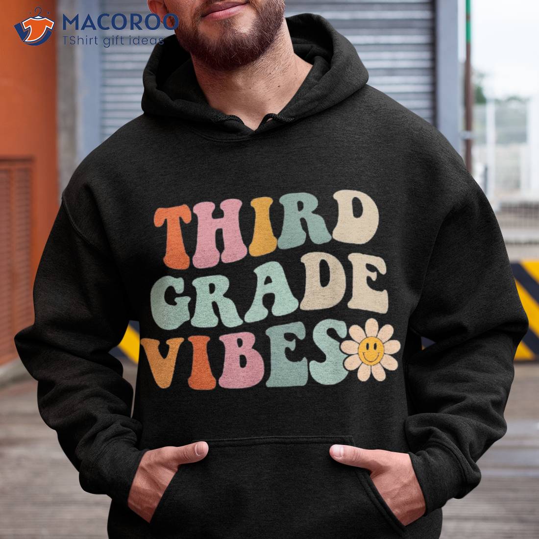 Third Grade Vibes 3rd Retro Gnoovy Back To School Shirt