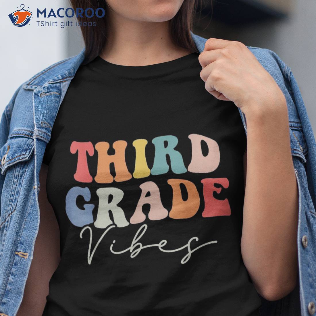 Third Grade Vibes 3rd Team Retro First Day Of School Shirt