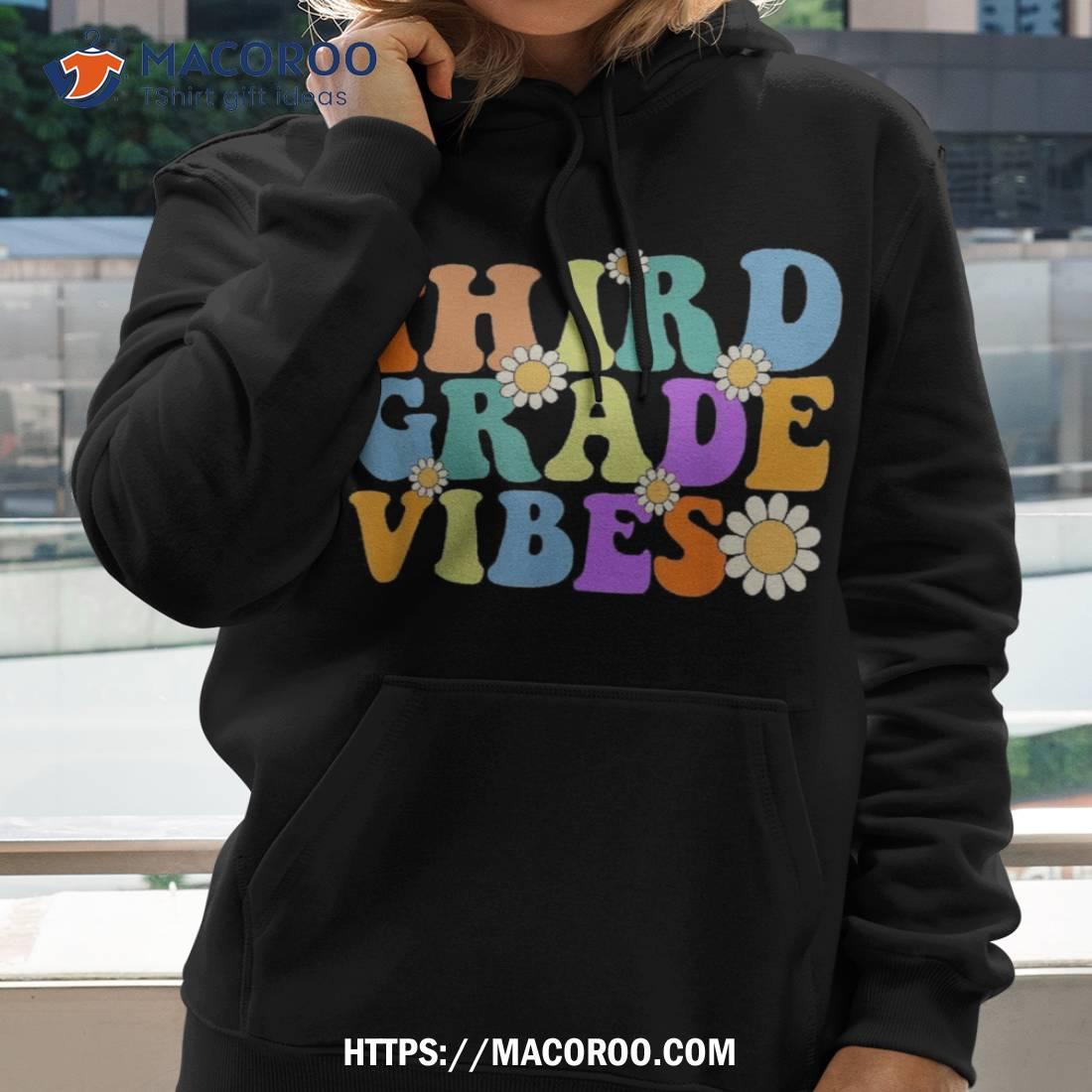 Third Grade Vibes Retro Back To School Teacher Kids Shirt